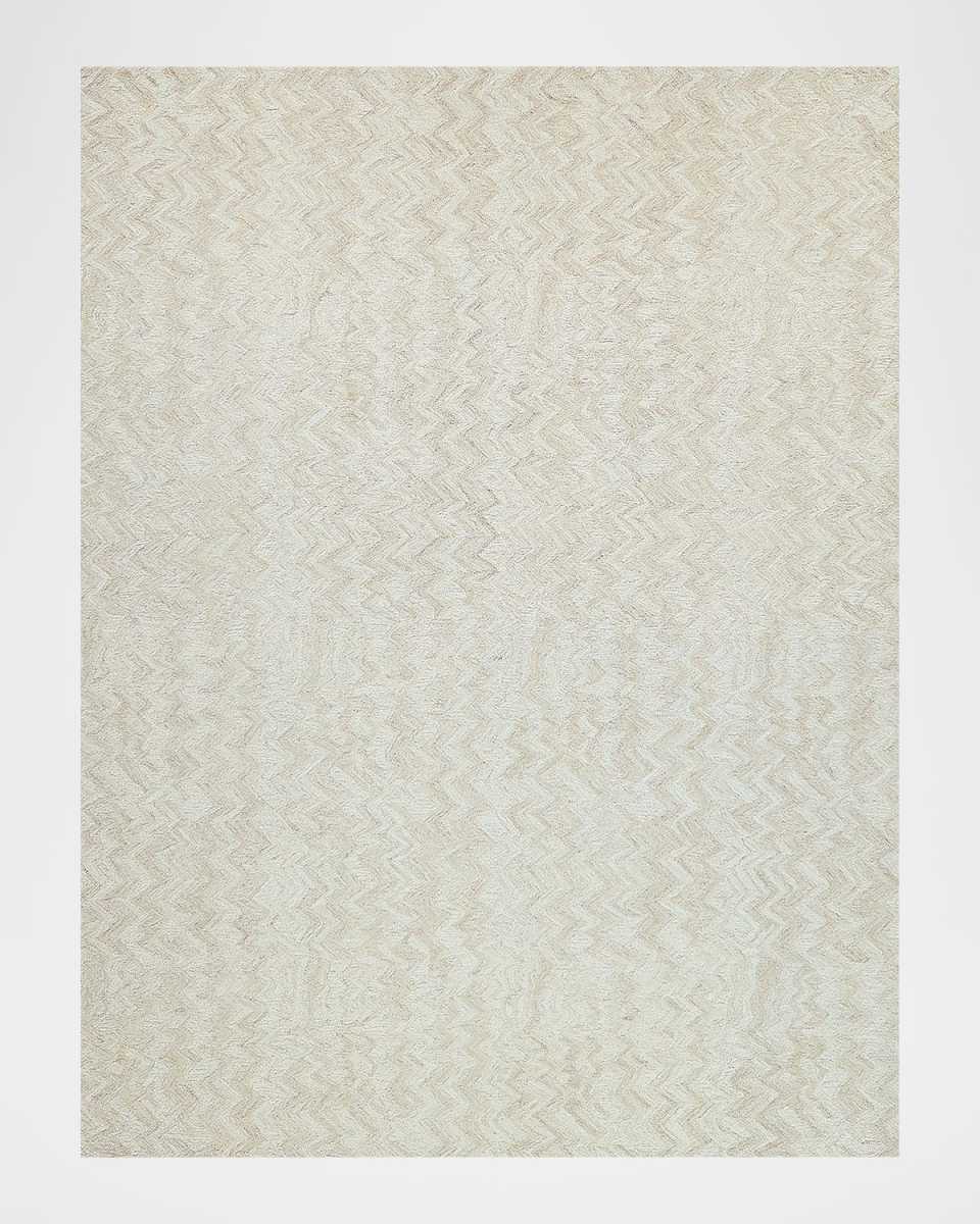 Veneta Hand-Tufted Beige Rug, 5' x 8'